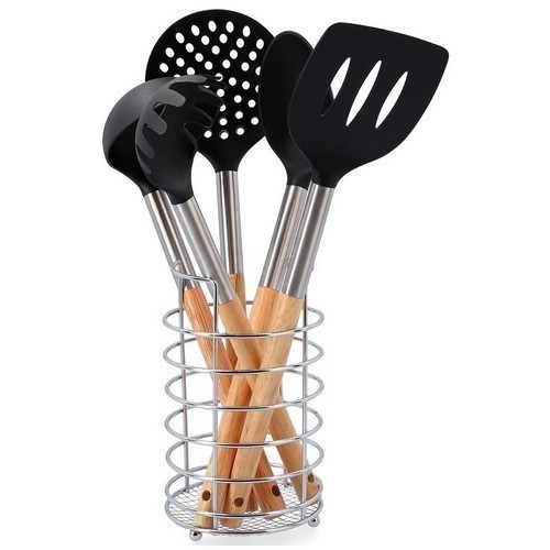 SET GADGETS QUID BAOBAB NYLON/MADERA 5 PIEZAS
